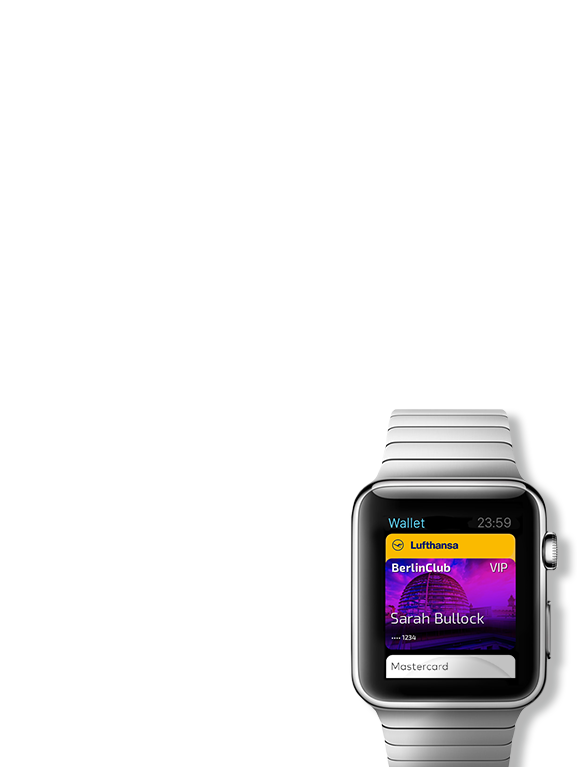 Digitale Clubcard Apple Watch